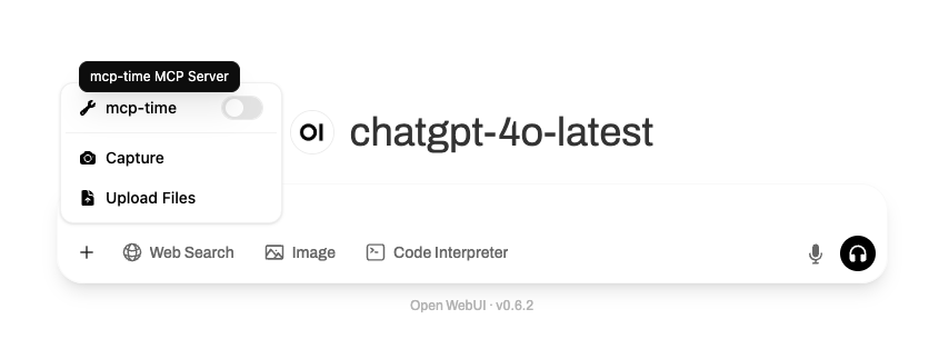 Open WebUI 工具服务器信息